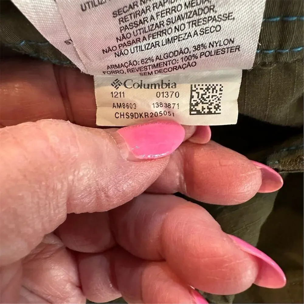 Columbia Men's Convertible Cargo Hiking Pants Green Size L 29-30" Inseam‎ - Picture 5 of 12